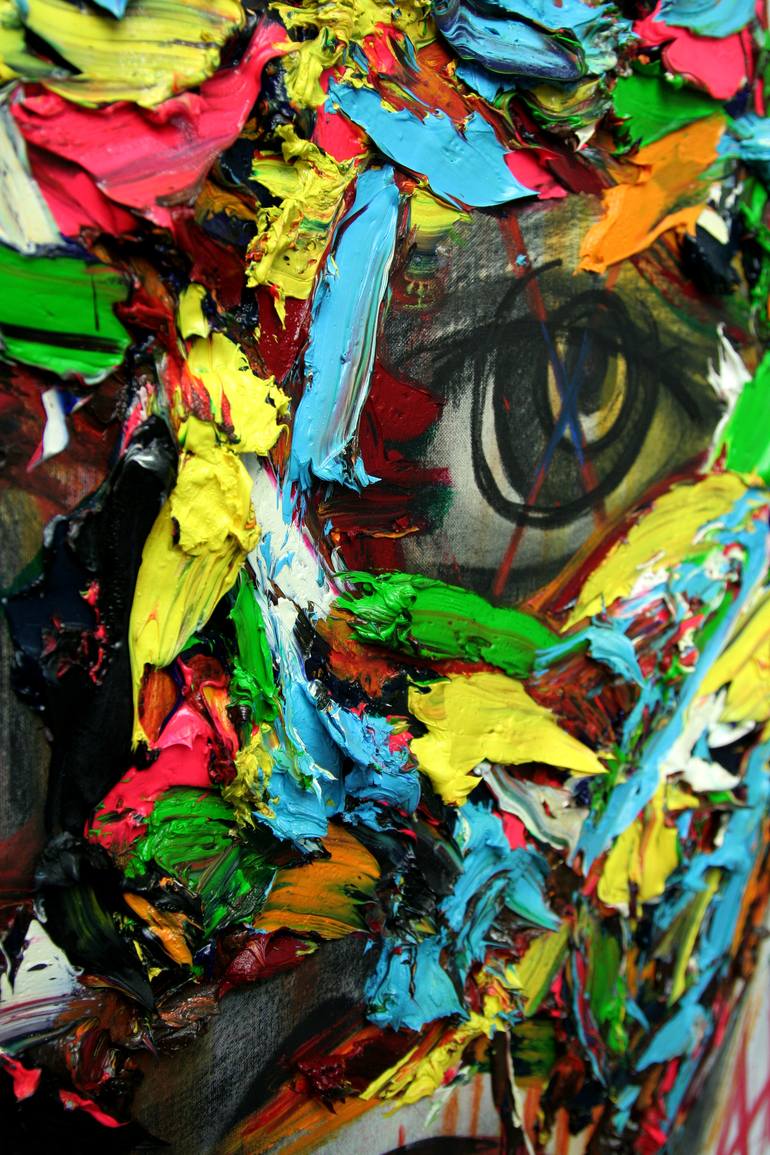 Original Abstract Expressionism Body Painting by GyoBeom An