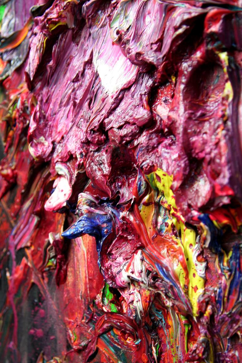 Original Abstract Expressionism Body Painting by GyoBeom An