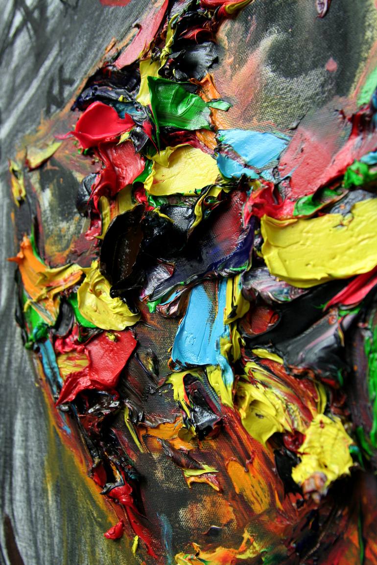 Original Abstract Expressionism Body Painting by GyoBeom An