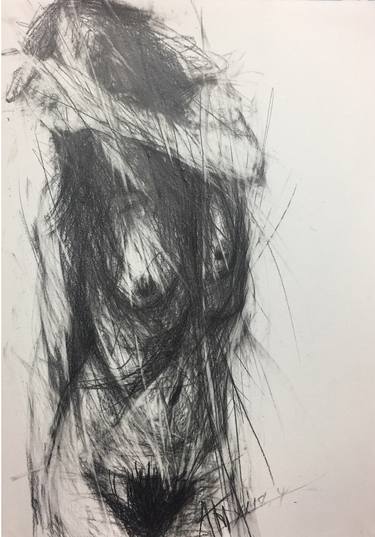 Original Expressionism Nude Drawings by GyoBeom An