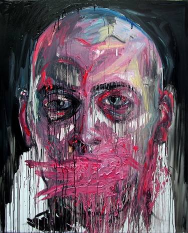 Original Abstract Expressionism Portrait Paintings by GyoBeom An