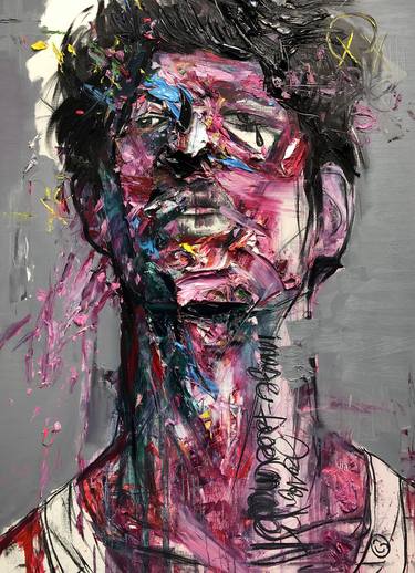 Original Abstract Expressionism Body Paintings by GyoBeom An