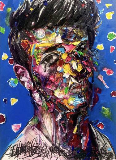 Original Abstract Expressionism Body Paintings by GyoBeom An