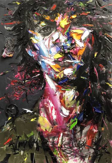 Original Abstract Expressionism Body Paintings by GyoBeom An