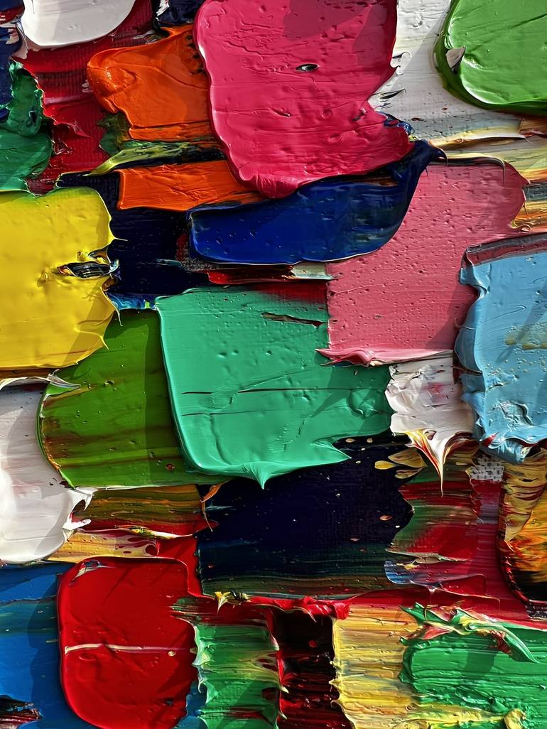Original Abstract Expressionism Body Painting by Gyobeom An