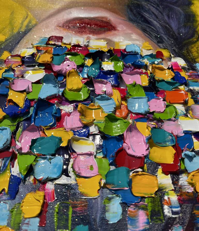 Original Abstract Expressionism Body Painting by Gyobeom An