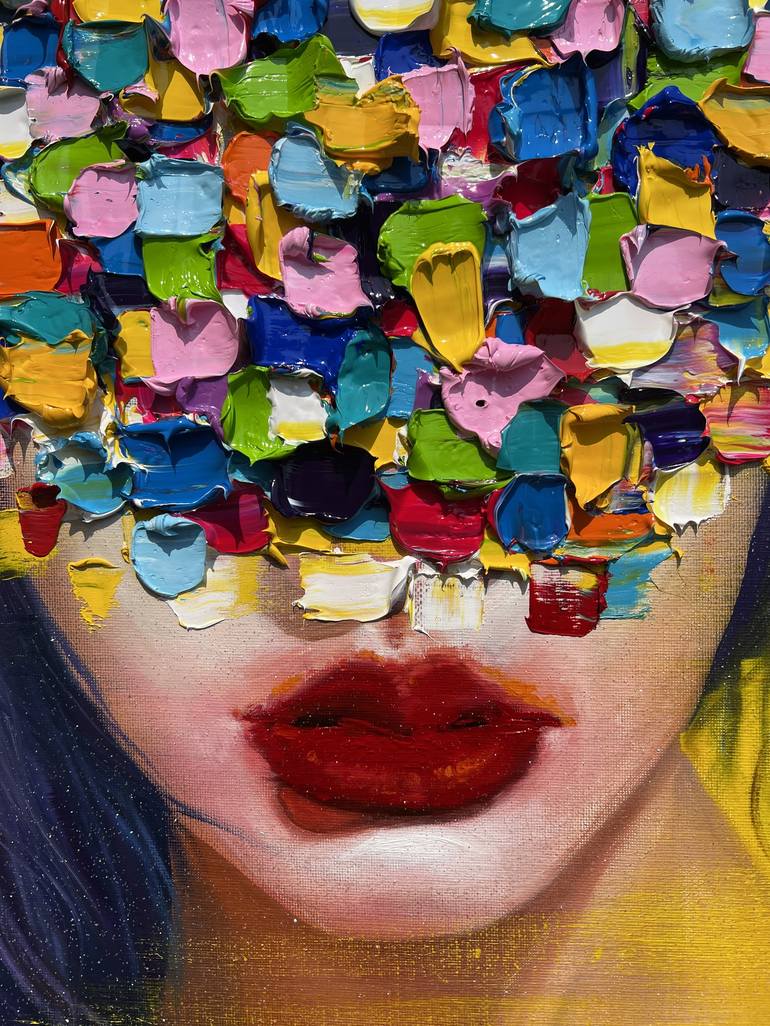 Original Abstract Expressionism Body Painting by Gyobeom An