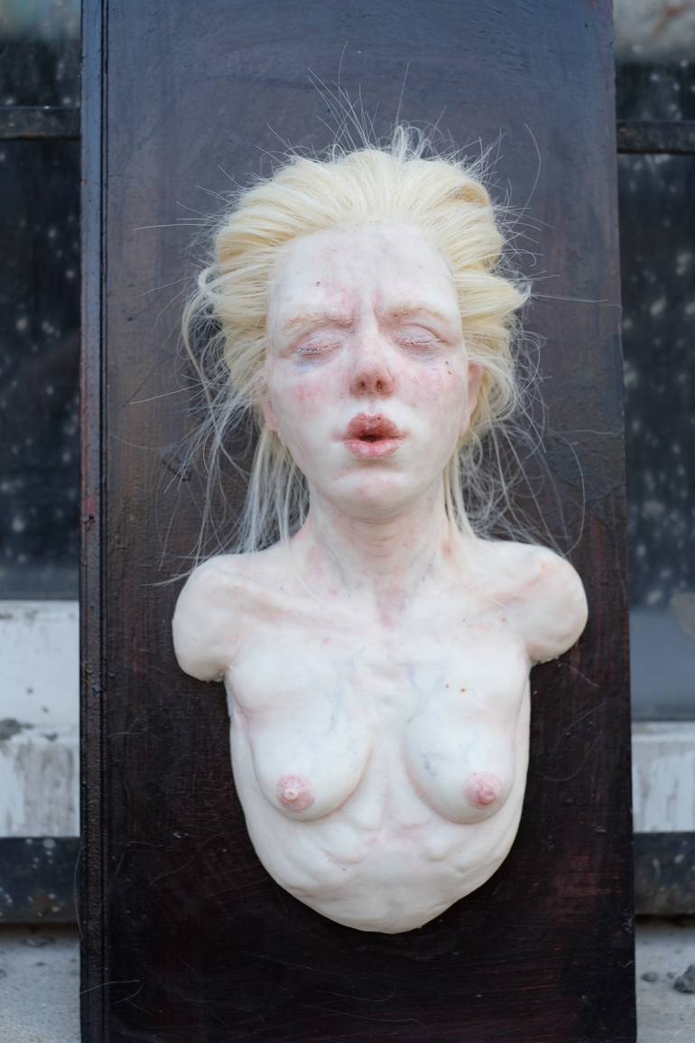 Original Women Sculpture by Polina Verbytska