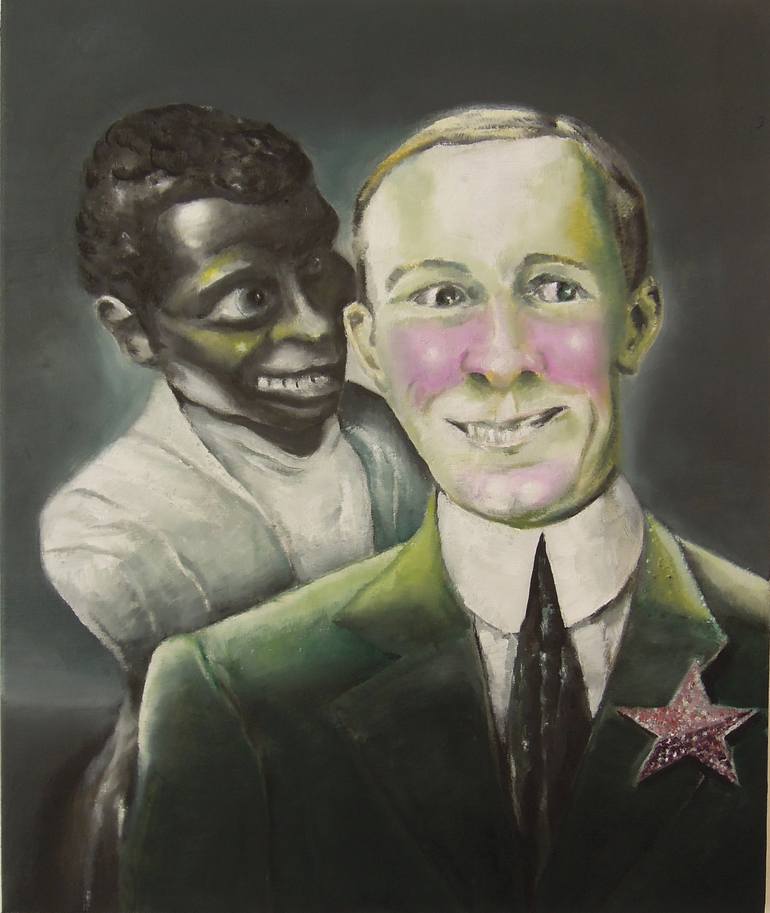 Ventriloquist Painting by Klaus Schuster | Saatchi Art