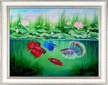 Siamese Fighting Fish " Bettas " No. 4 thumb