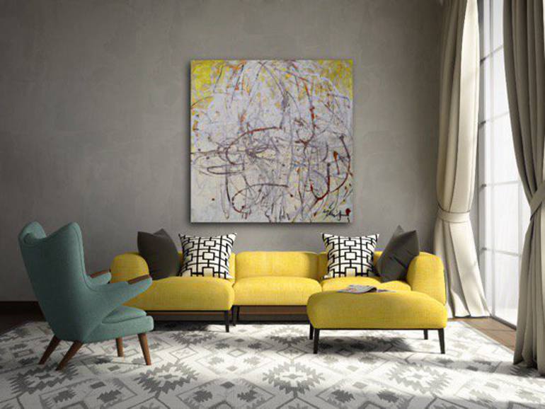 Original Abstract Expressionism Abstract Painting by Michelle Neifert