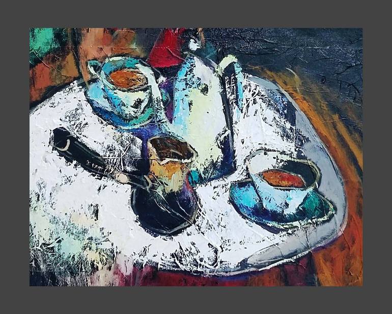 Original Contemporary Women Painting by Elchin Bunyatov