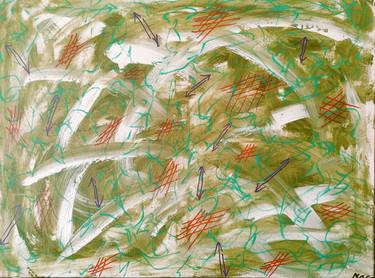 Original Abstract Painting by Marco Antonio Curti