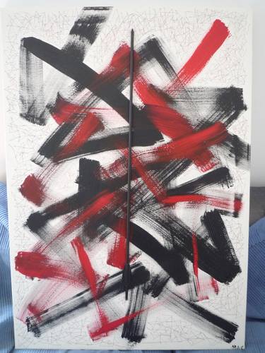 Original Abstract Political Paintings by Marco Antonio Curti