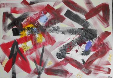 Original Abstract Collage by Marco Antonio Curti