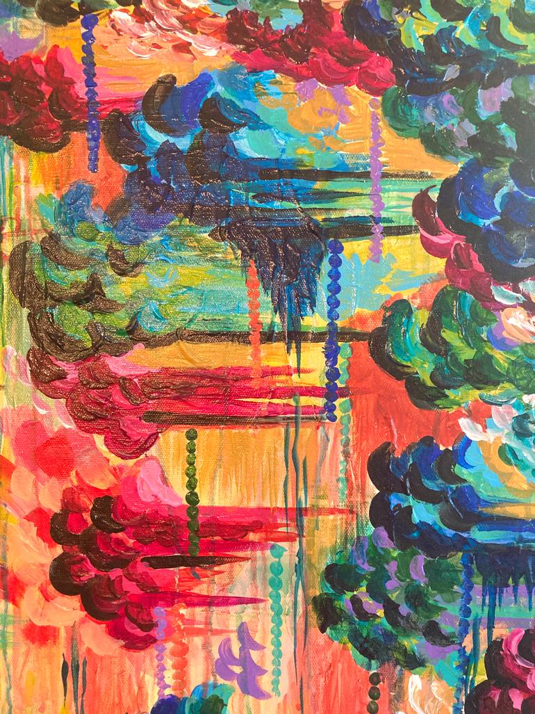Original Expressionism Abstract Painting by Julia Disano