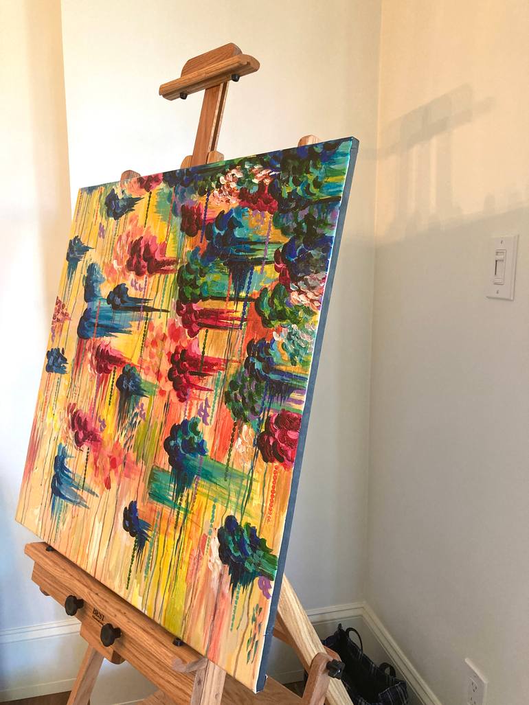 Original Expressionism Abstract Painting by Julia Disano