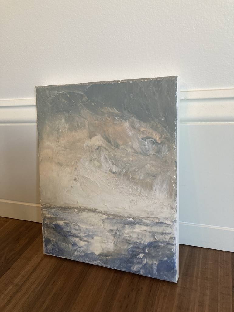 Original Abstract Seascape Painting by Julia DiSano