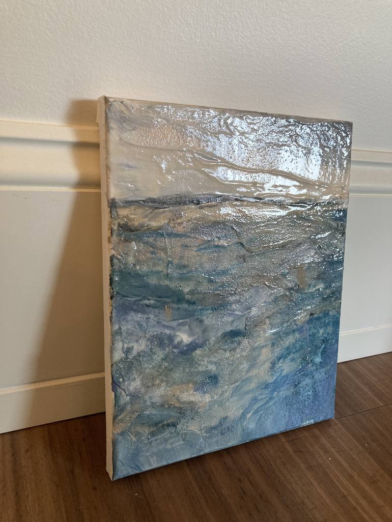 Original Abstract Seascape Painting by Julia DiSano