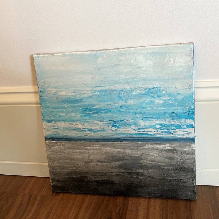 Original Abstract Seascape Painting by Julia DiSano