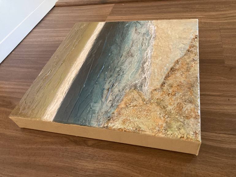 Original Impressionism Beach Painting by Julia DiSano