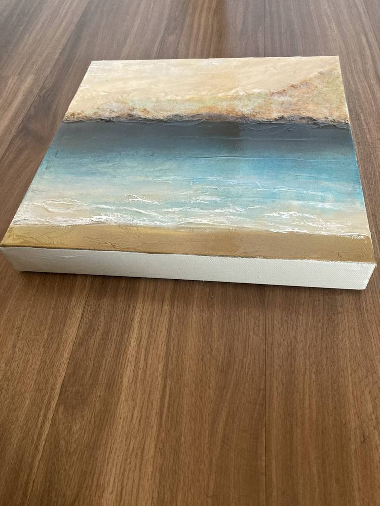 Original Impressionism Beach Painting by Julia DiSano