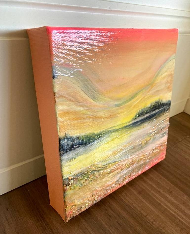 Original Abstract Expressionism Landscape Painting by Julia DiSano
