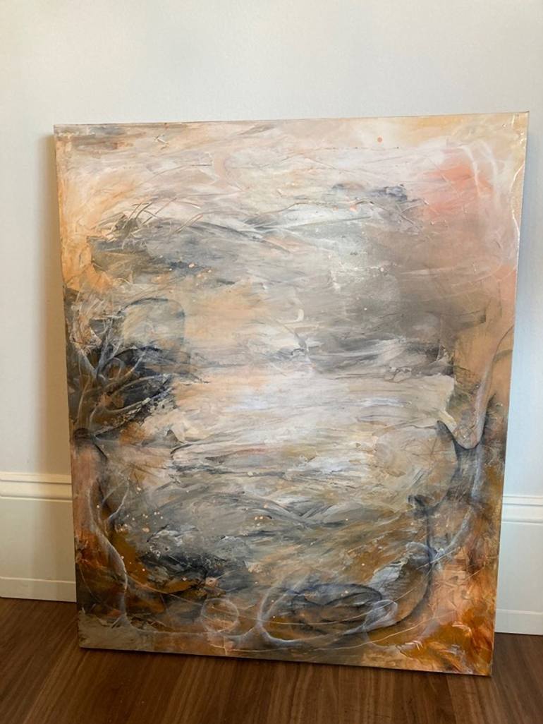 Original Abstract Expressionism Abstract Painting by Julia DiSano