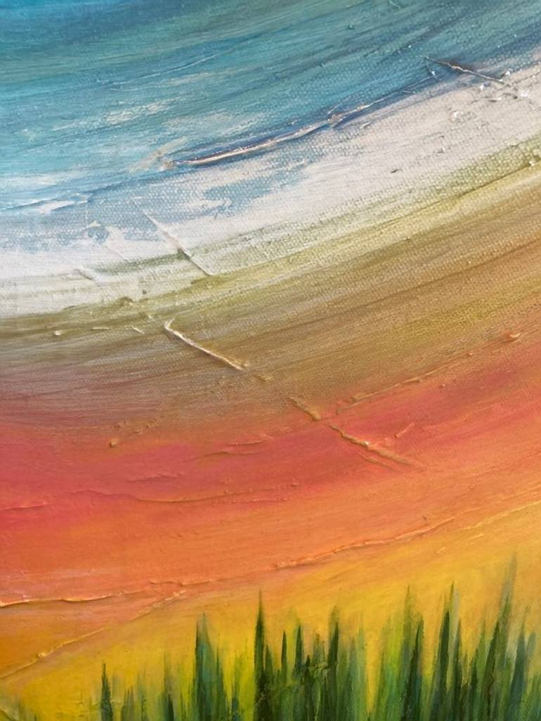 Original Abstract Landscape Painting by Julia DiSano