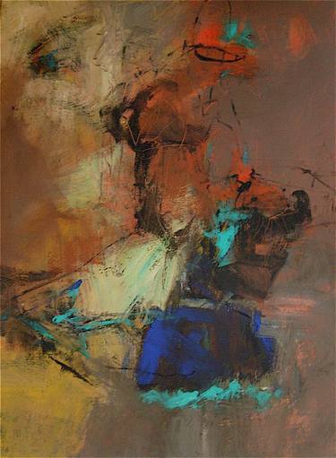 Original Abstract Painting by Denys Arel