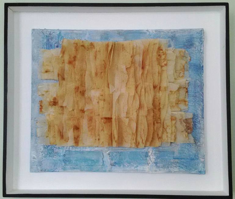 Original Abstract Collage by Lynne BAXTER
