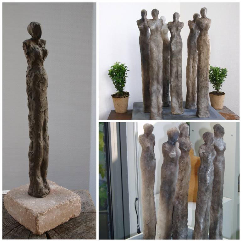 Original Women Sculpture by Marleen Faes