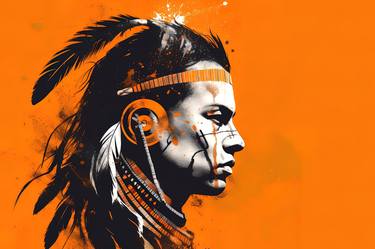 Orange Nativepunk #1 thumb