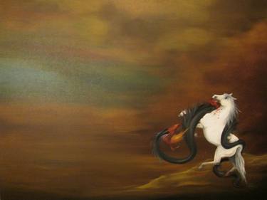 Original Horse Paintings by Darius Sanei