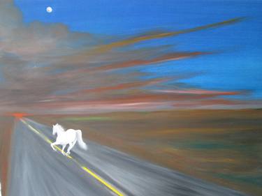 Original Conceptual Horse Paintings by Darius Sanei