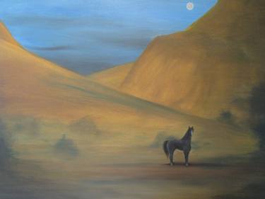 Print of Fine Art Horse Paintings by Darius Sanei
