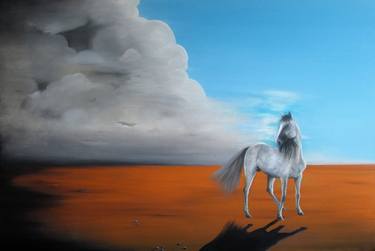 Print of Horse Paintings by Darius Sanei
