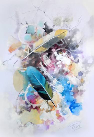 Original Abstract Paintings by Edy Santoso