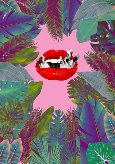 Red Lips And Palm Trees - Limited Edition 5 of 20 thumb