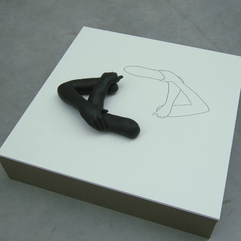Original Body Sculpture by Monique Sleegers