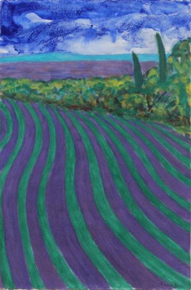 Chromatic Landscape, Lavender Fields thumb