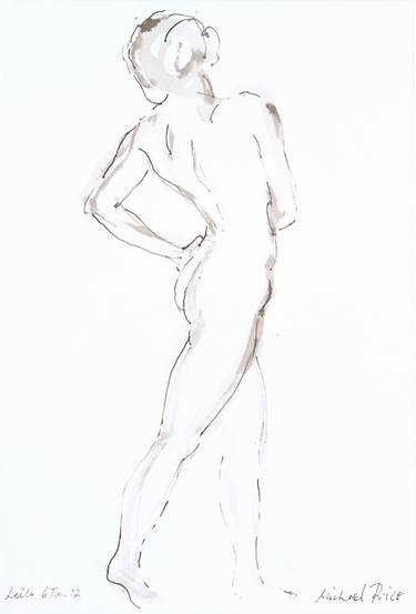 Original Nude Drawings by Michael Price