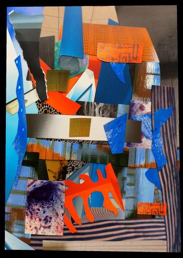 Print of Conceptual Abstract Collage by Melvin Clive Bird