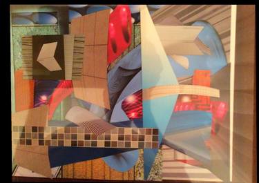 Print of Conceptual Abstract Collage by Melvin Clive Bird