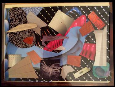 Print of Modern Abstract Collage by Melvin Clive Bird