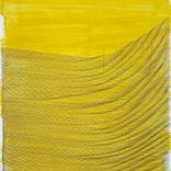 257 Exhales in Black on Darkened Yellow by Mark Rebennack