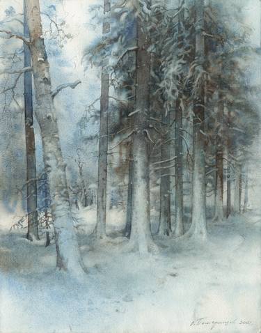 December. Repino Forest image