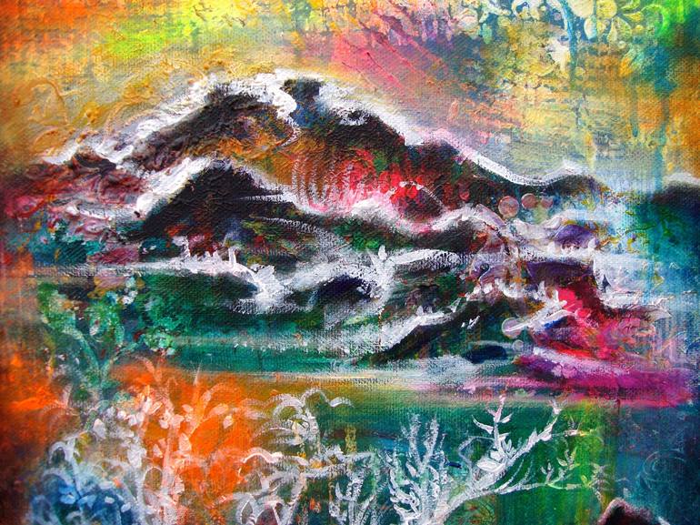 Original Abstract Landscape Painting by Lyn Li