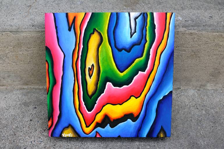 Original Abstract Expressionism Abstract Painting by Lyn Li