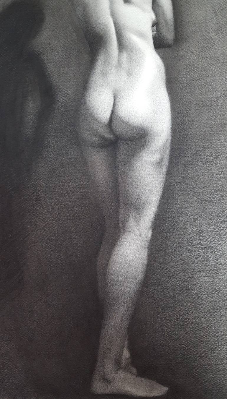 Original Figurative Nude Drawing by Lyn Li